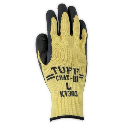 SPERIAN BY HONEYWELL Honeywell PerfectCoat KV303 KevlarSteel Blend Gloves with Latex Palm Coating KV303-M